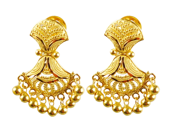 Gold earring